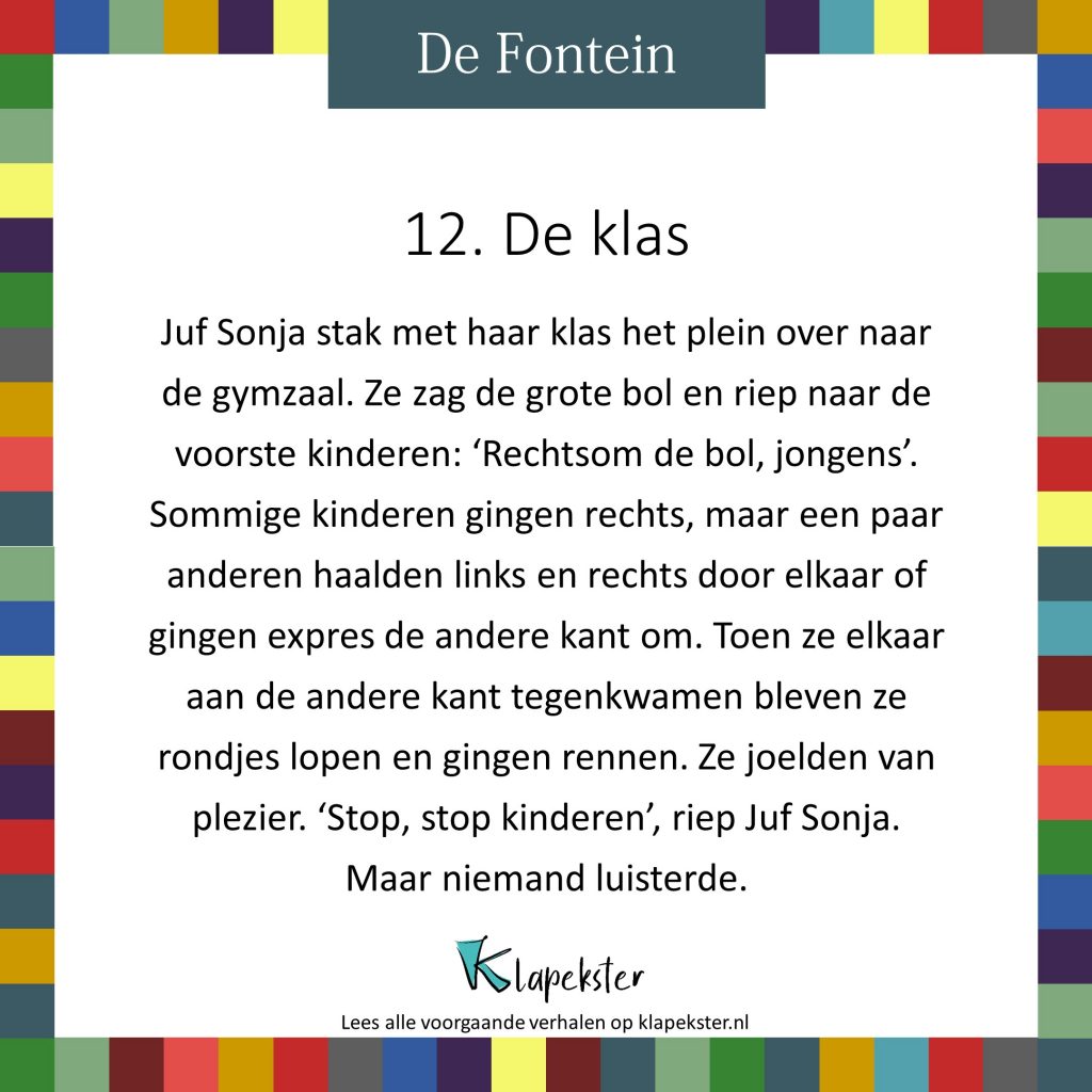 12 F - De klas