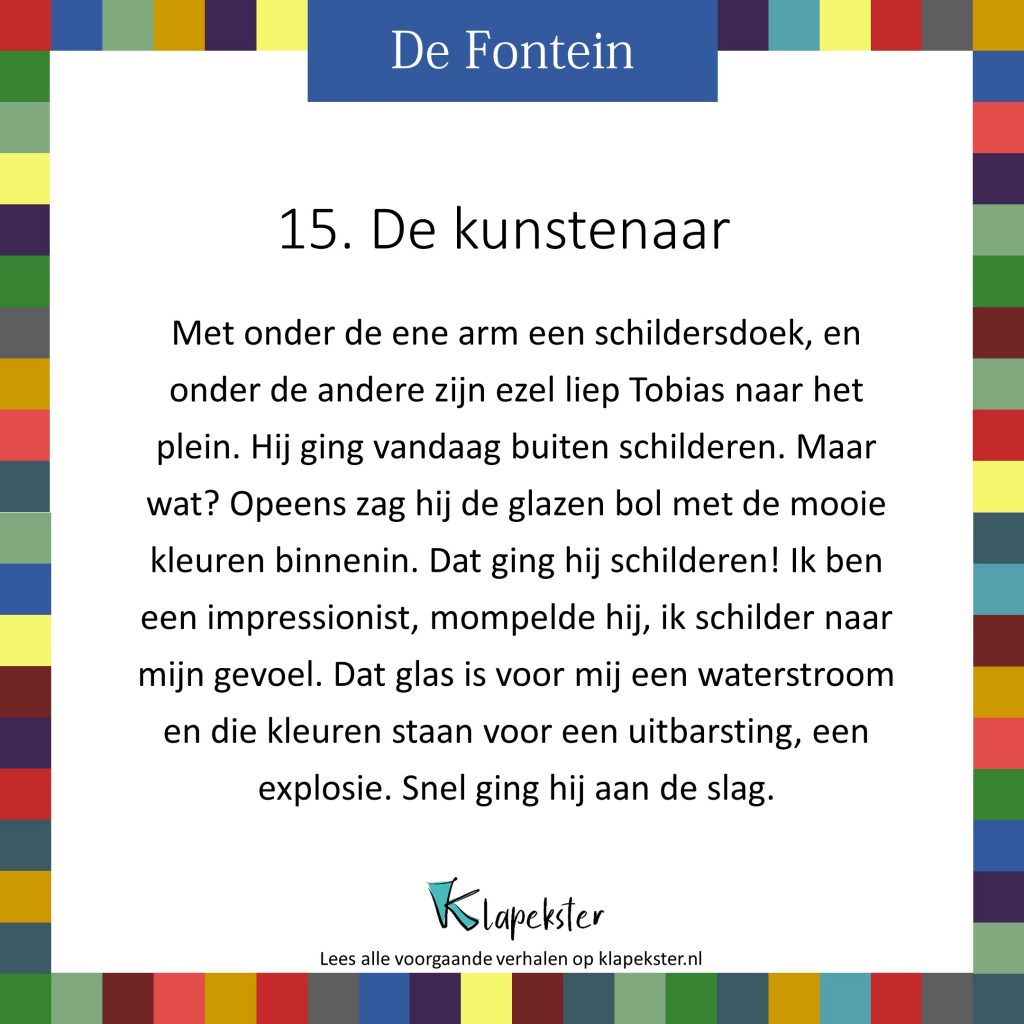 15 F - De kunstenaar